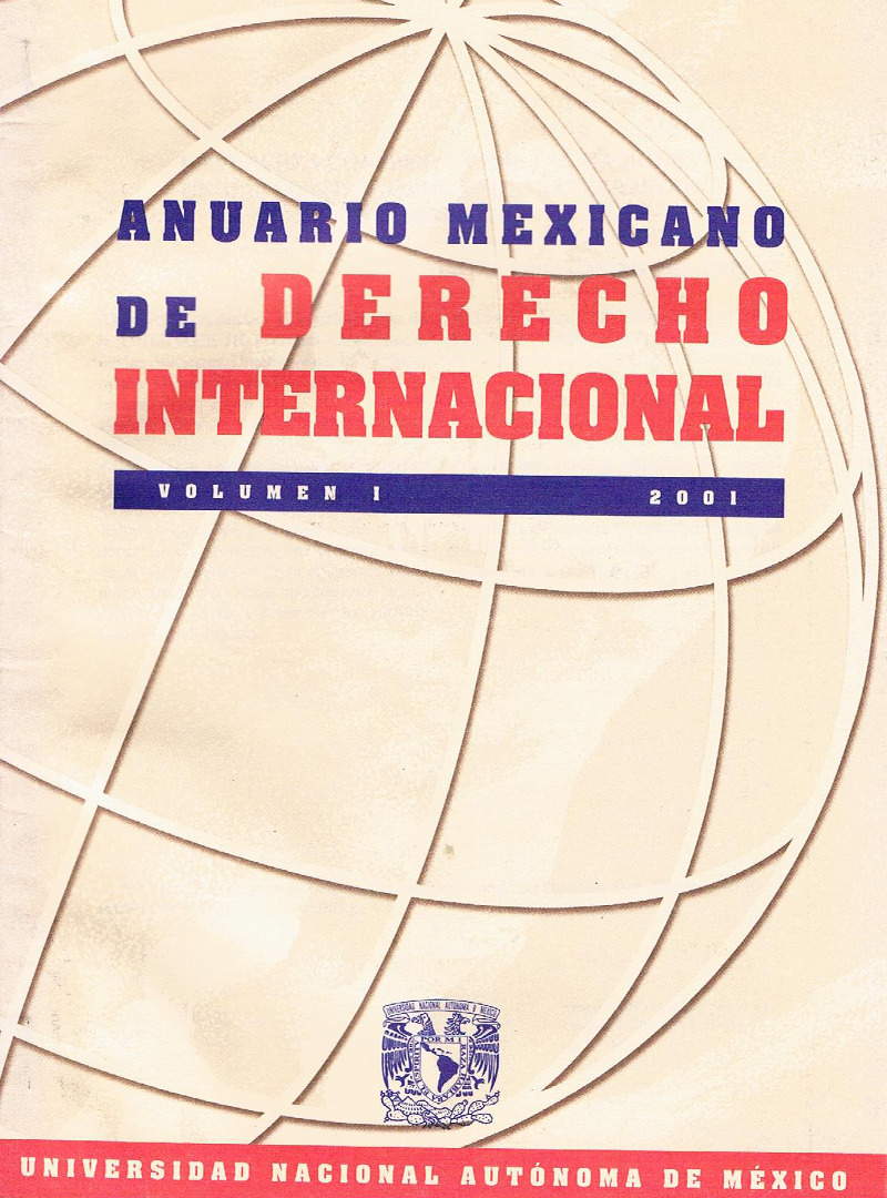 Anuario Mexicano de Derecho Internacional, Vol. 1, 2001